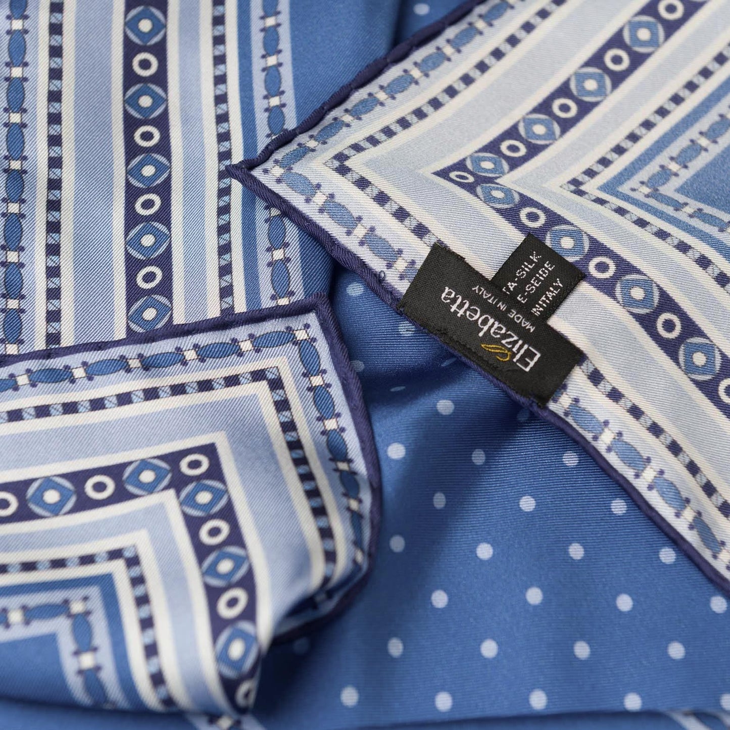 Verona - Silk Neckerchief - Blue