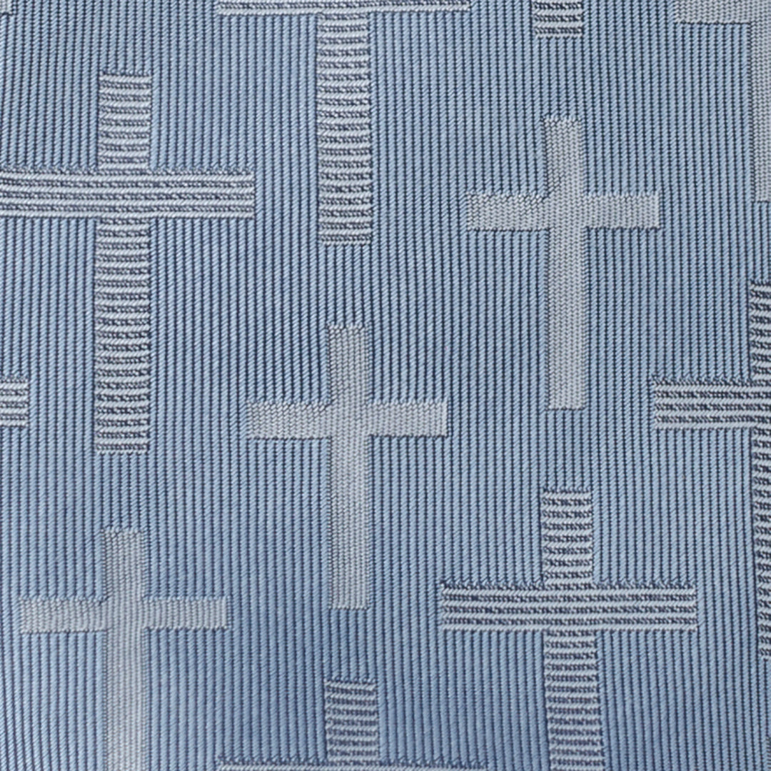 Corbata Texturizada Cruzada Azul para Hombre