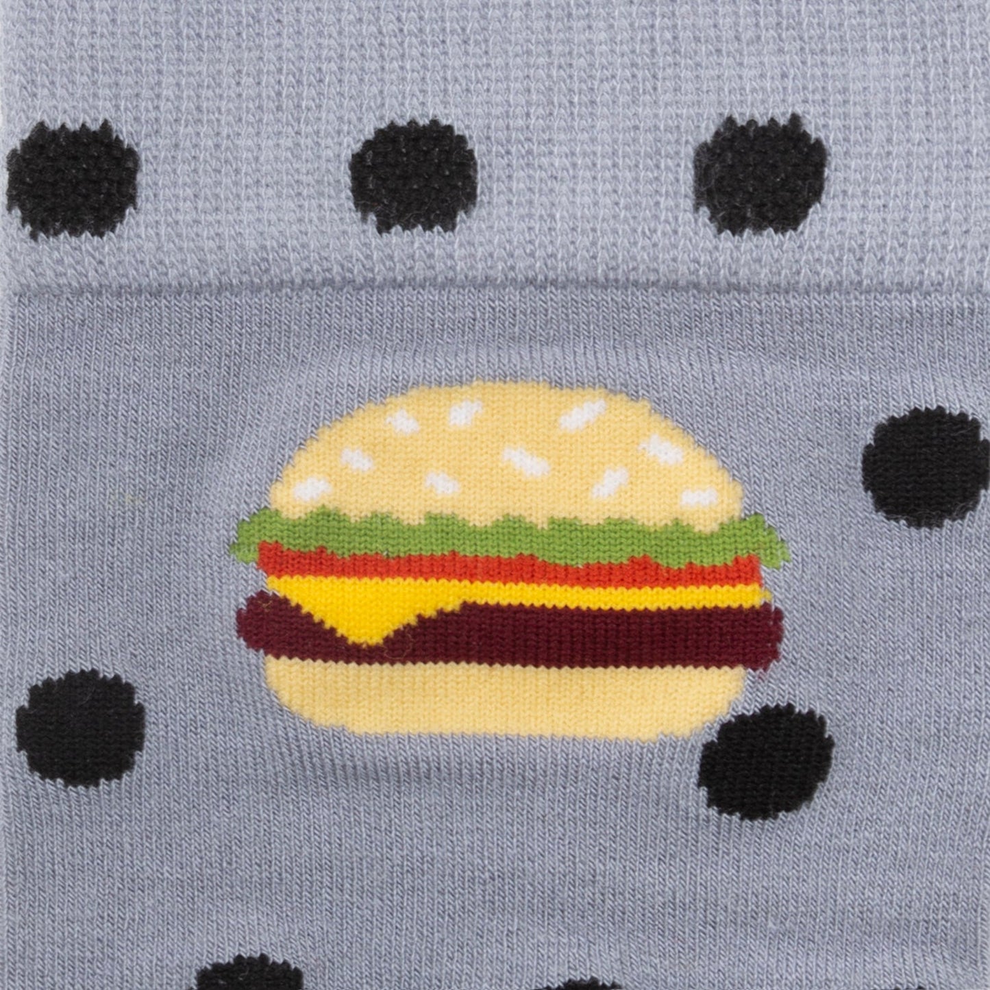 Calcetines de hamburguesa con queso
