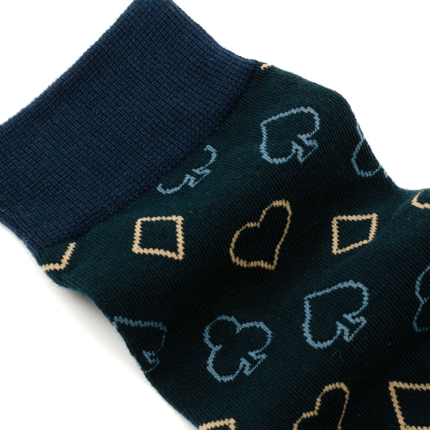 Card Suits Casino Blue Men's Socks - My Men's Shop