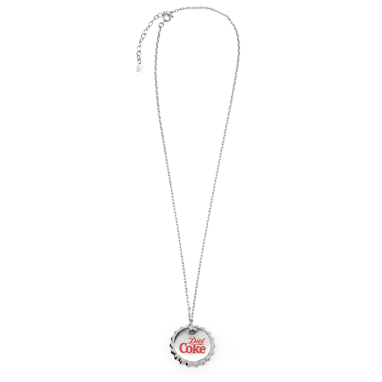 Diet Coke Bottle Cap Red Necklace