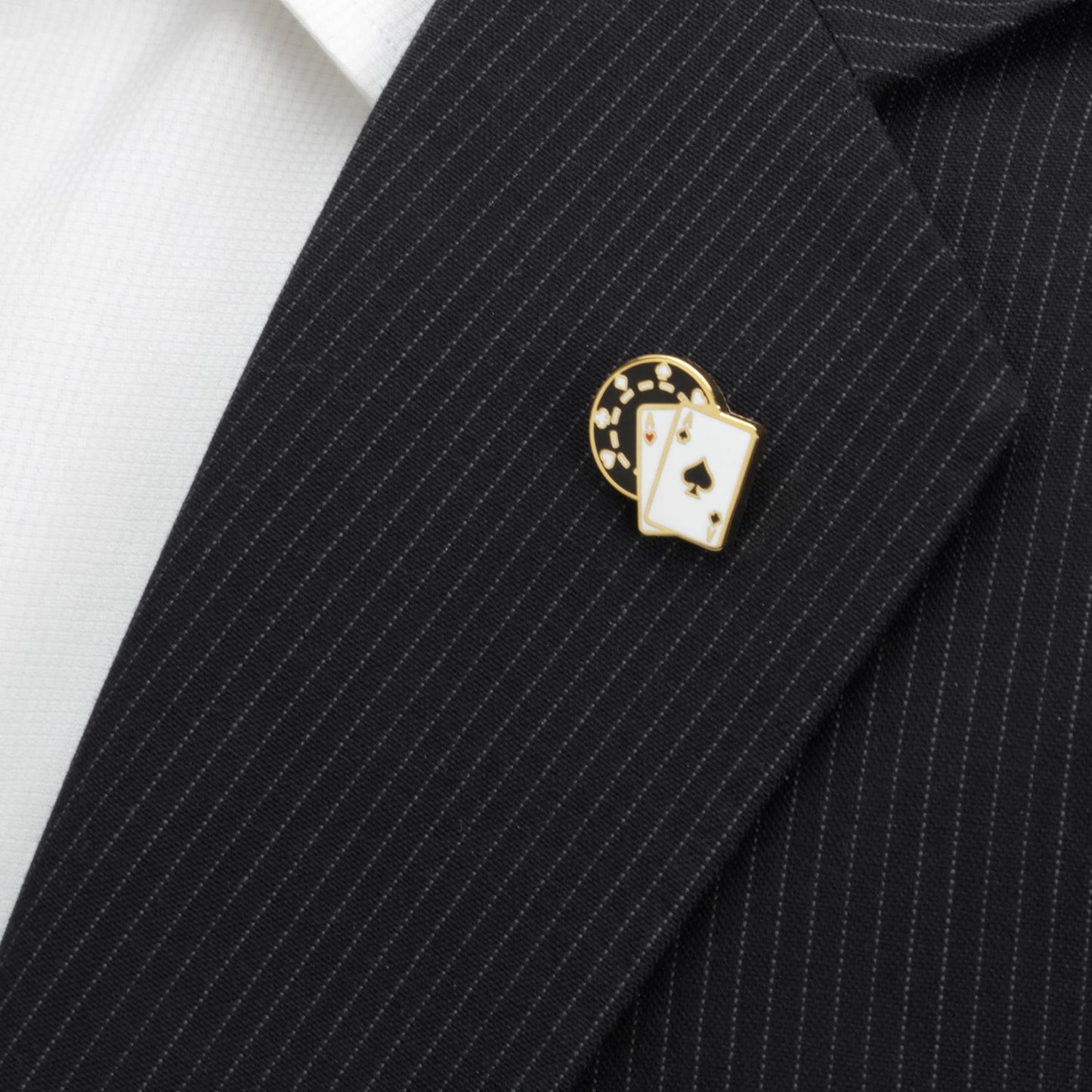 Pin de solapa de póker