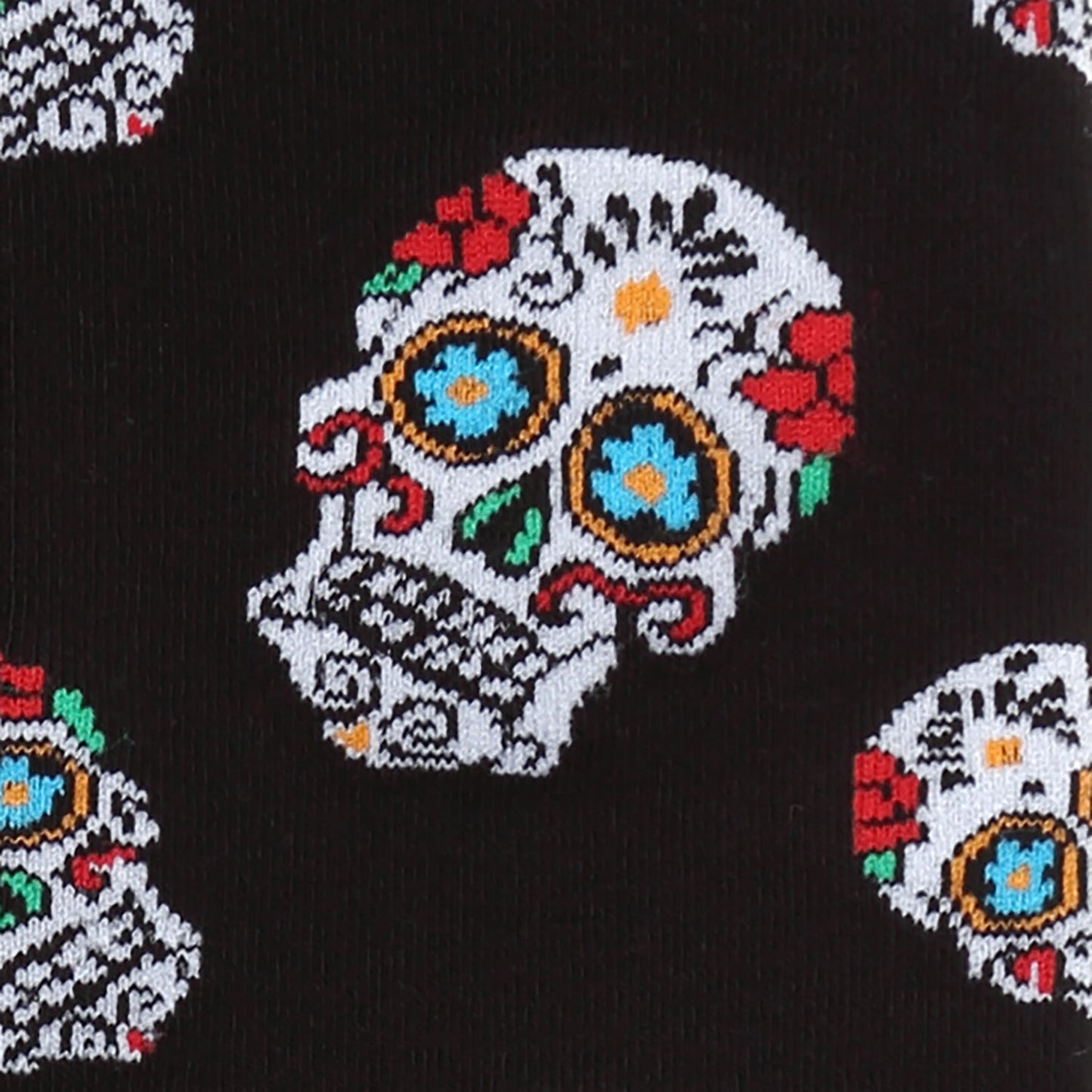 Sugar Skull Black Socks - My Men's Shop