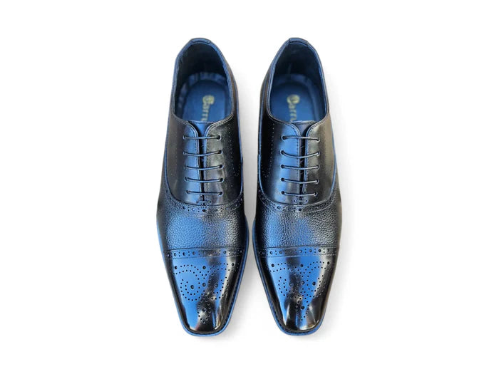 Cap Toe Oxford Leather Sole - My Men's Shop