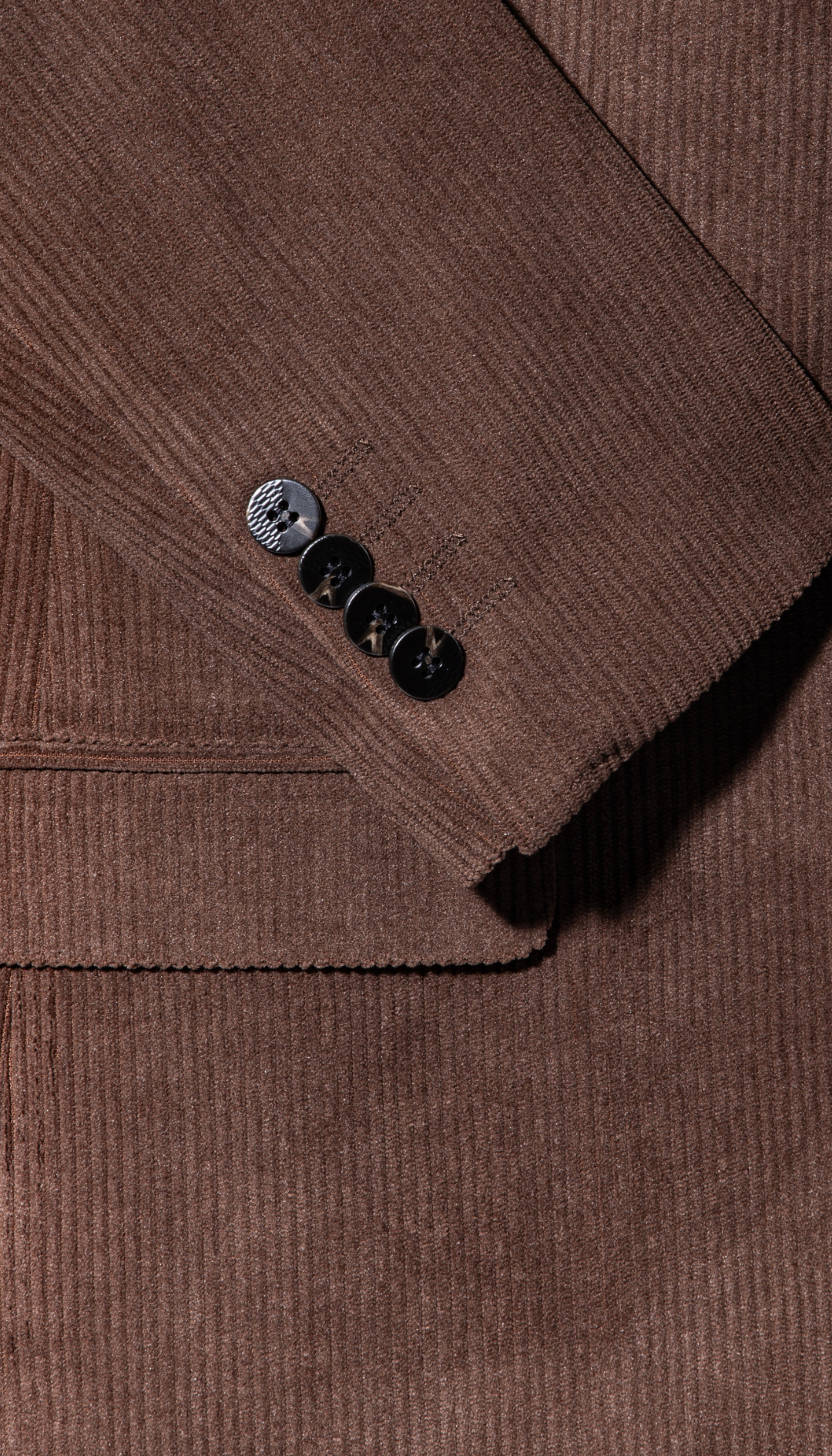 The Cordell Brown 2pc Cotton Corduroy Notch Lapel Suit