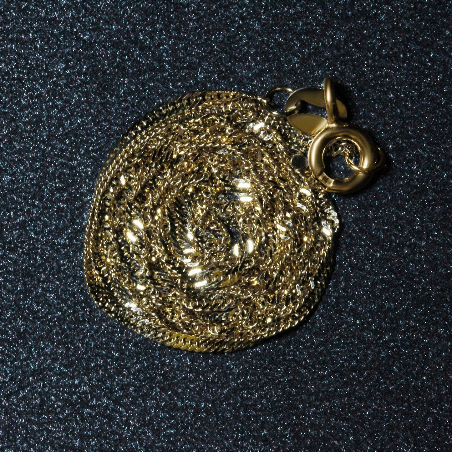 Cadena Singapur de oro amarillo de 14k y 1.5mm