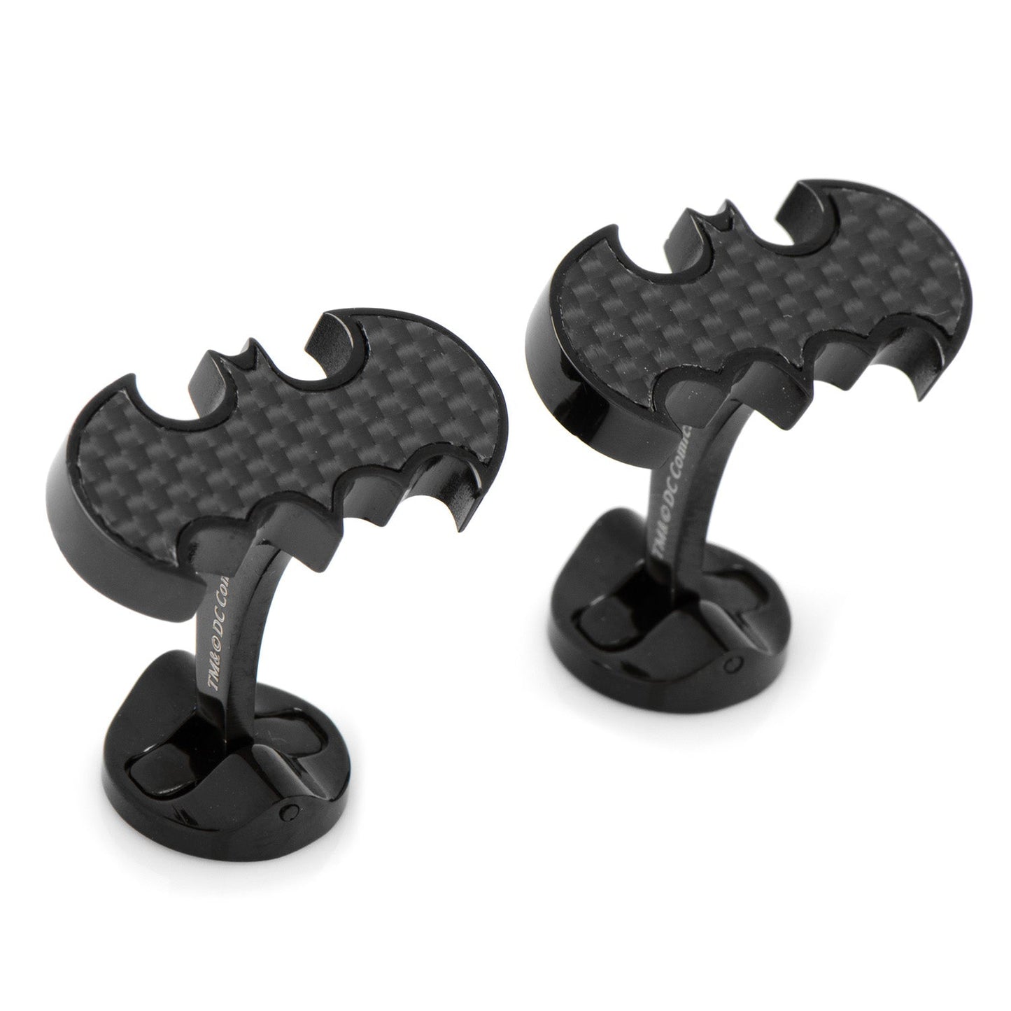 DC Batman Stainless Steel Carbon Fiber Cufflinks - My Men's Shop