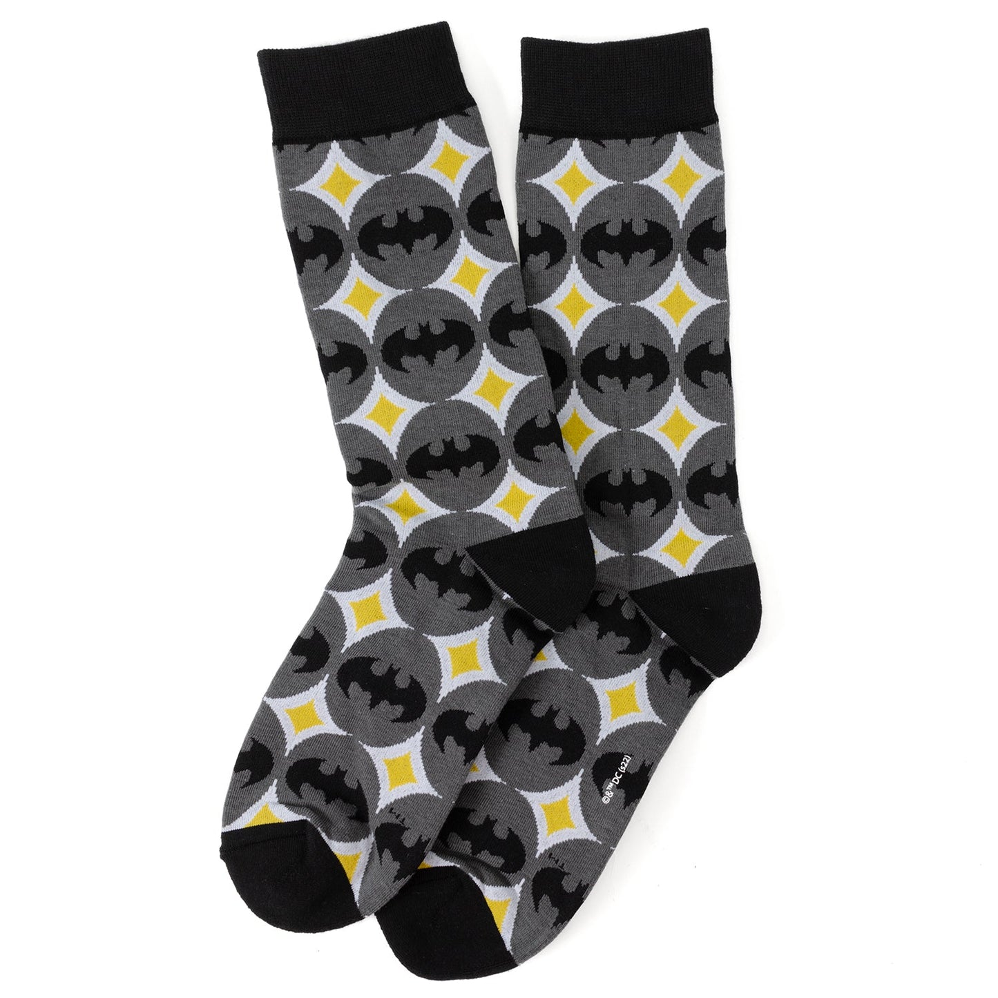 DC Batman Circle Gray Black Men's Socks - My Men's Shop