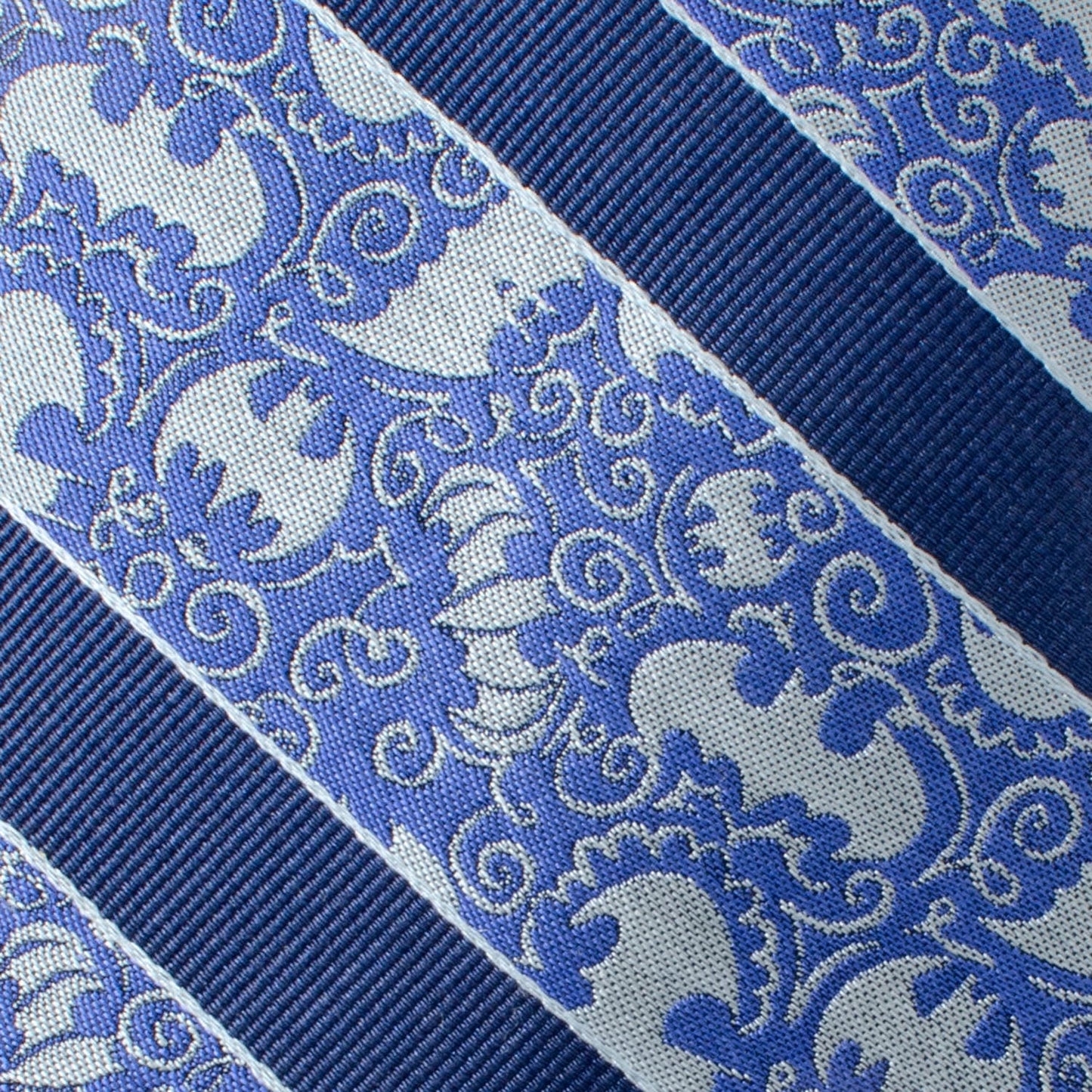 DC Batman Stripe Multi Emblem Blue Men's Tie