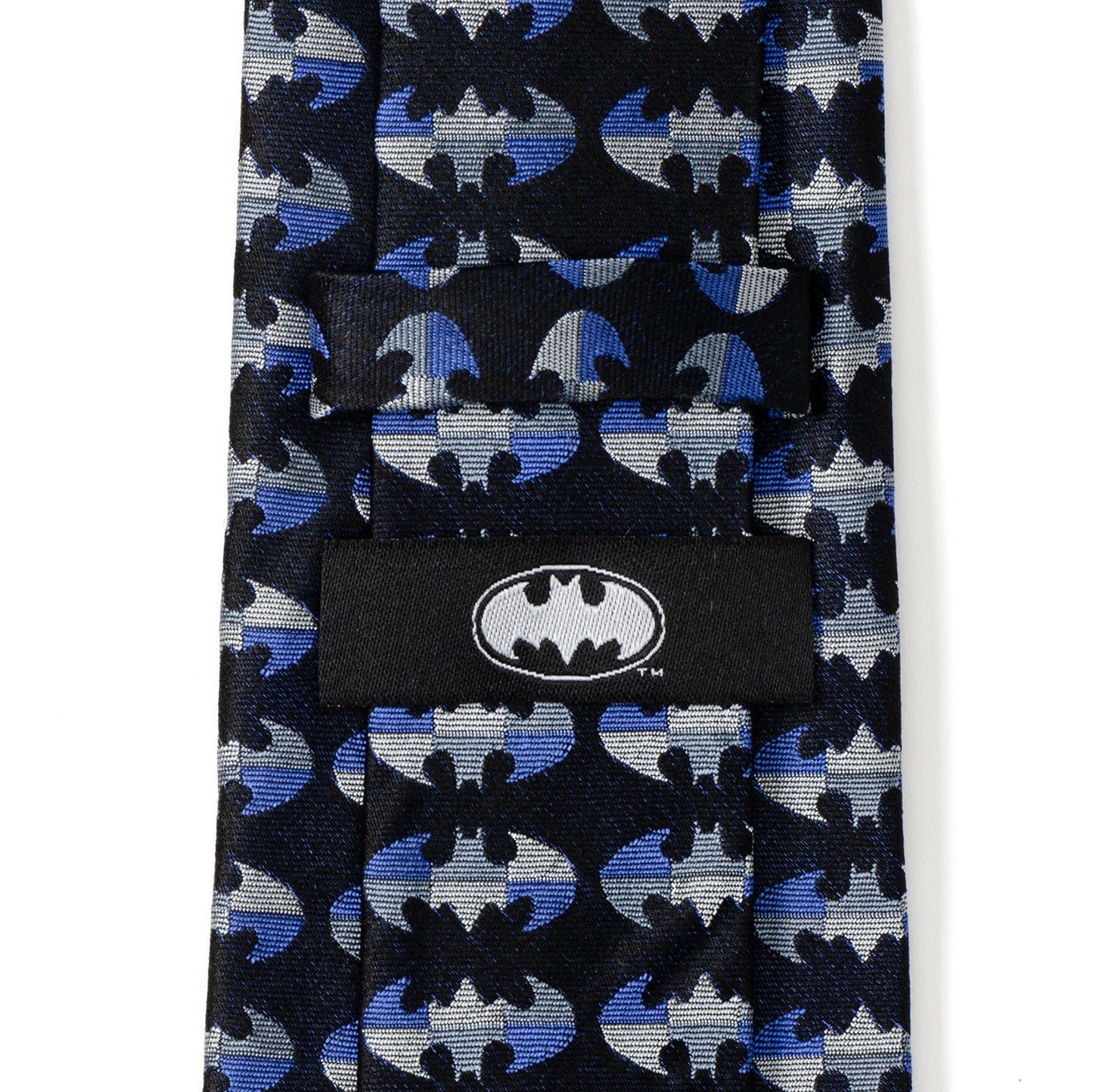 DC Batman Blue Blocked Black Men's Tie - My Men's Shop