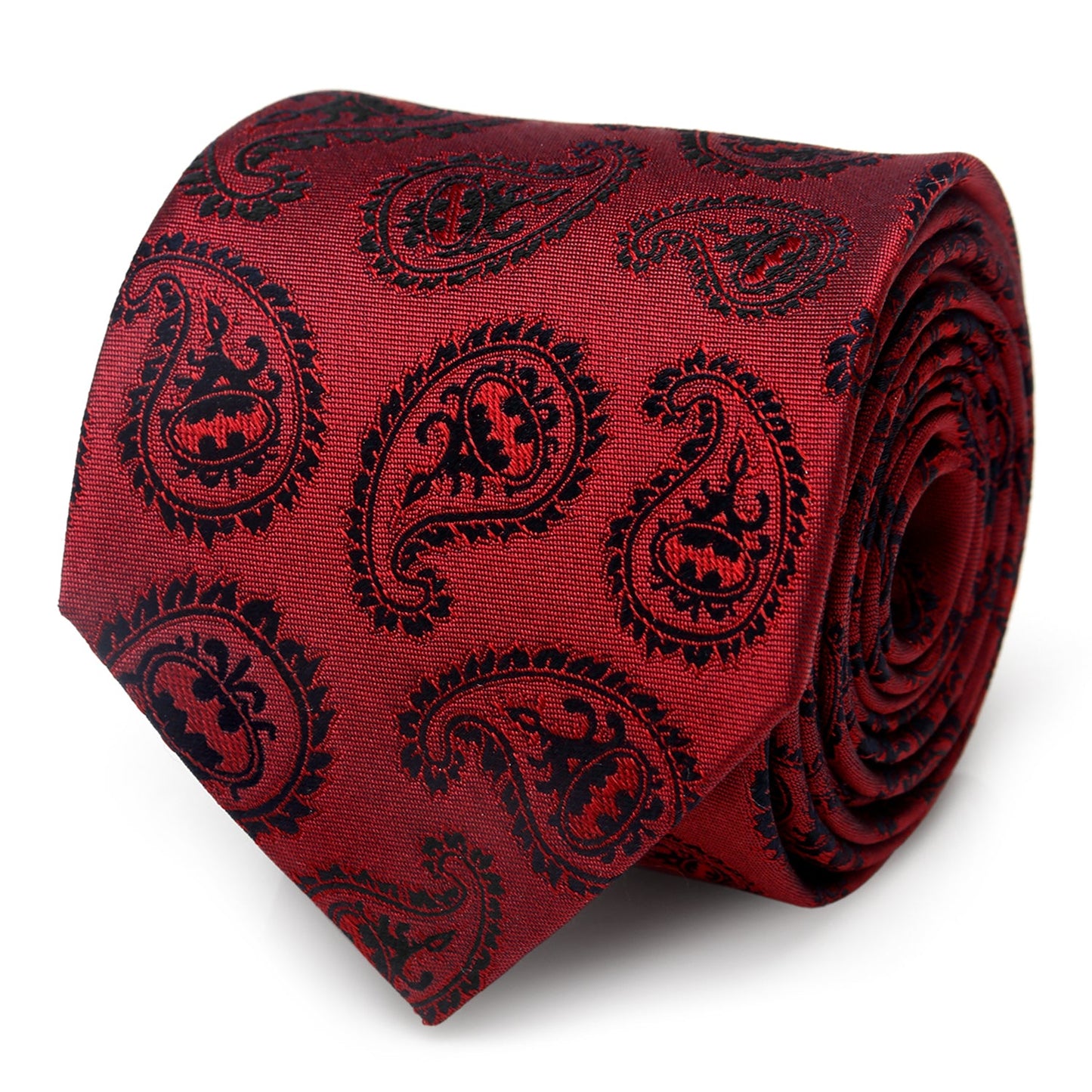 DC Batman Red Paisley Tie - My Men's Shop