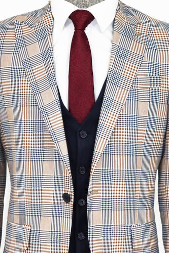 Ty-1422 MENS VESTED SUIT - My Men's Shop