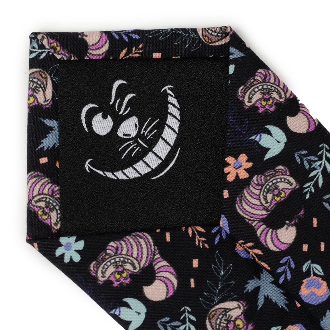 Disney Alice in Wonderland Cheshire Cat Black Men's Tie