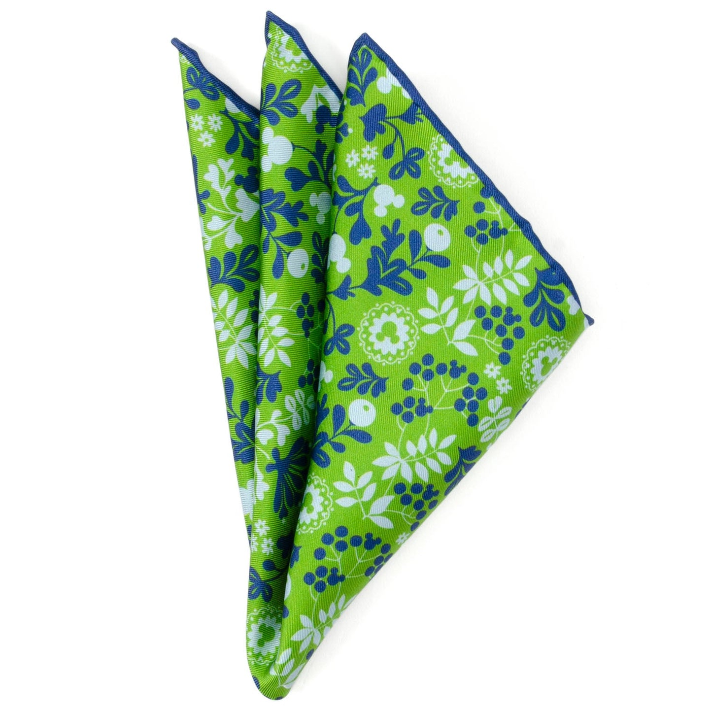 Pañuelo de bolsillo verde floral de Mickey Mouse de Disney