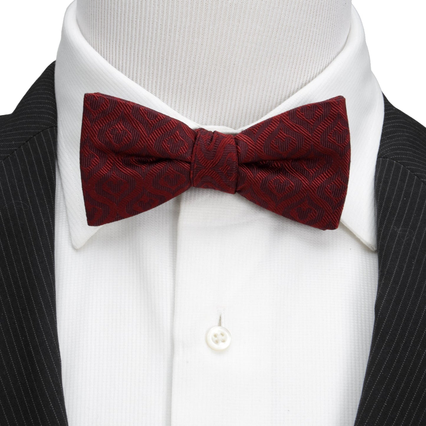Disney Mickey Mouse Holiday Maroon Bow Tie
