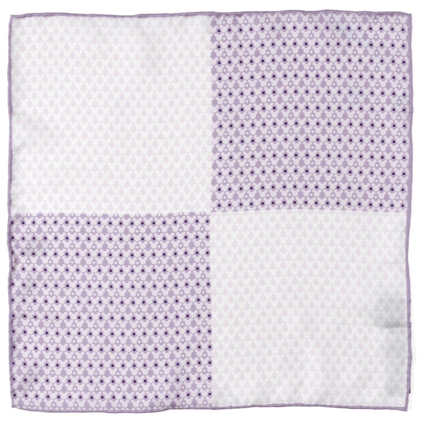 Disney Mickey Mouse Lavender 4 Square Pocket Square