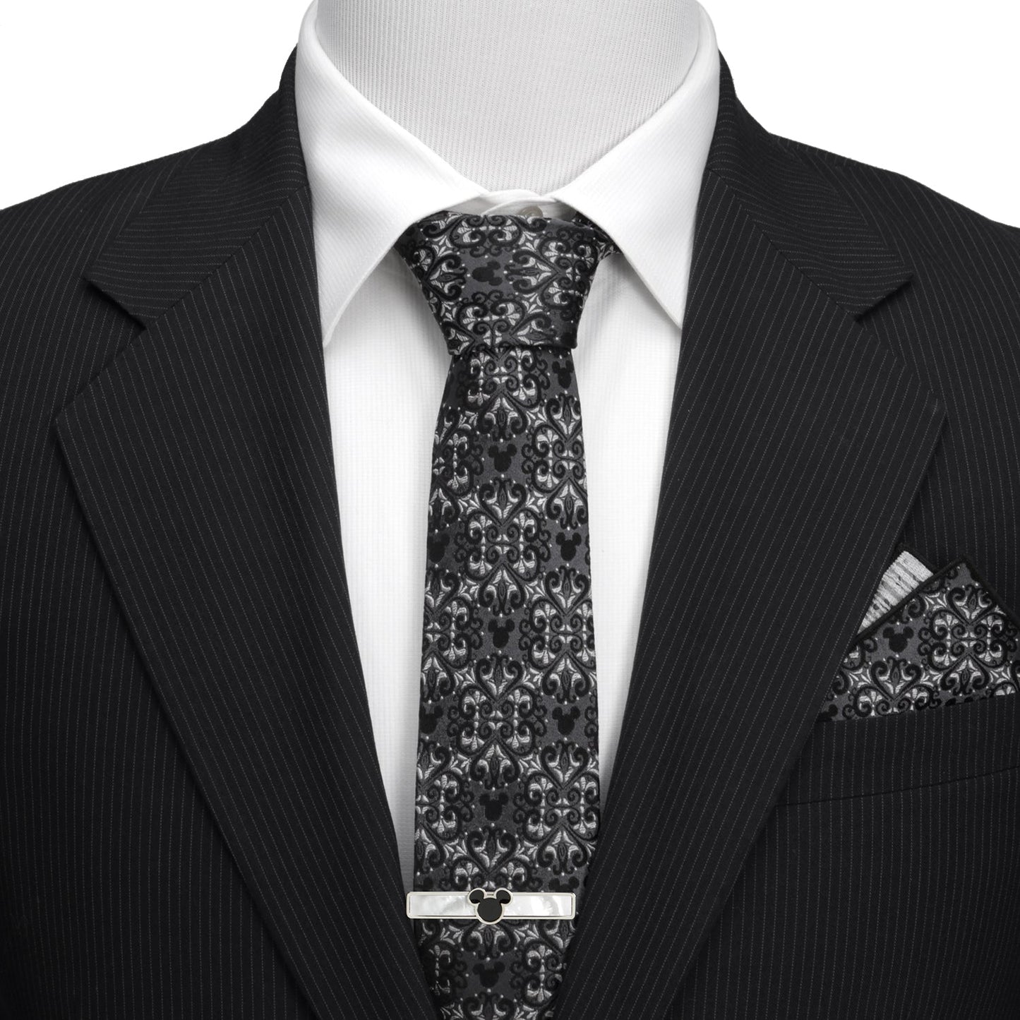 Disney Mickey Mouse Damask Tile Men's Tie