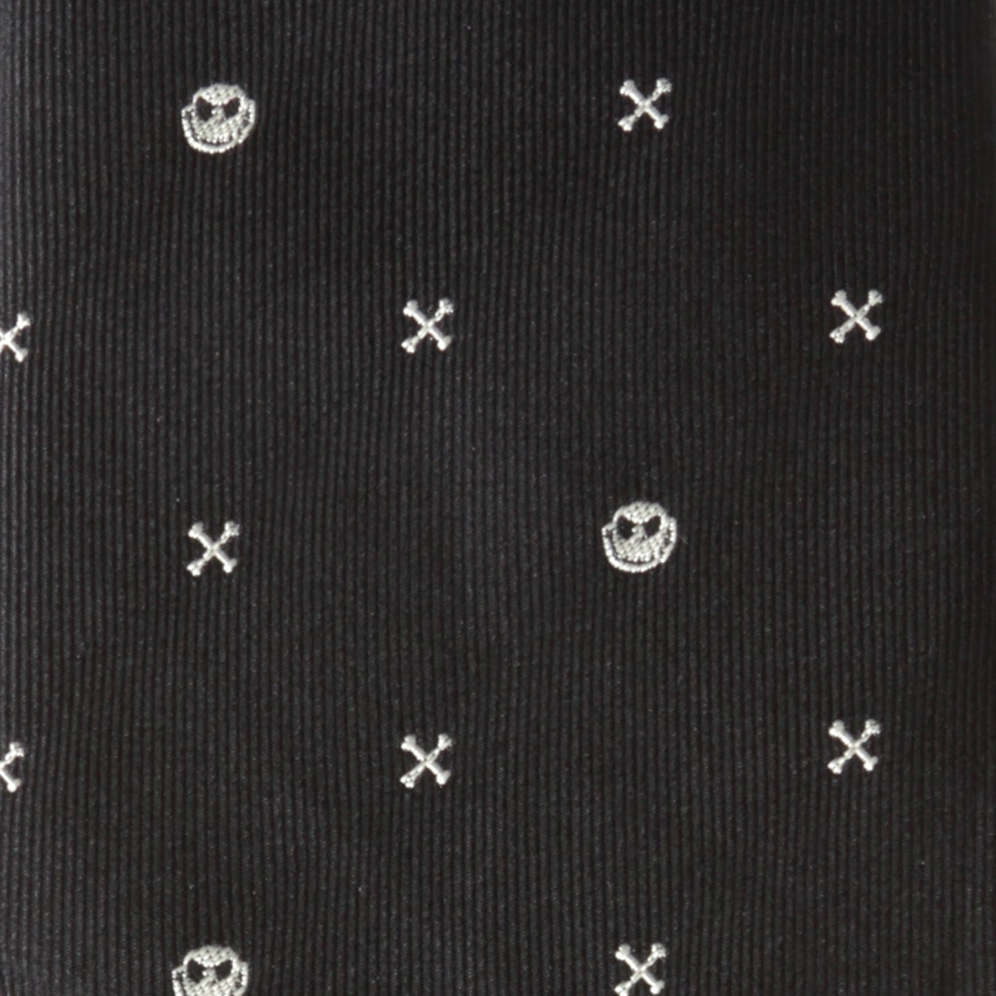 Corbata negra de Disney Pesadilla antes de Navidad de Jack Skellington para hombre