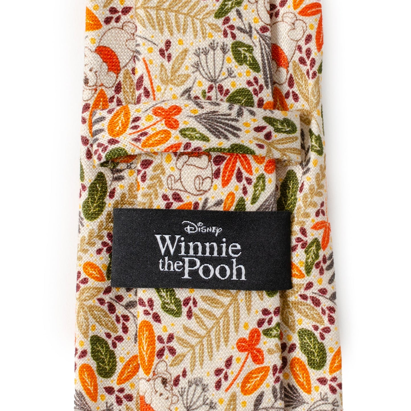 Corbata de hombre Disney Winnie the Pooh con estampado en tono tostado