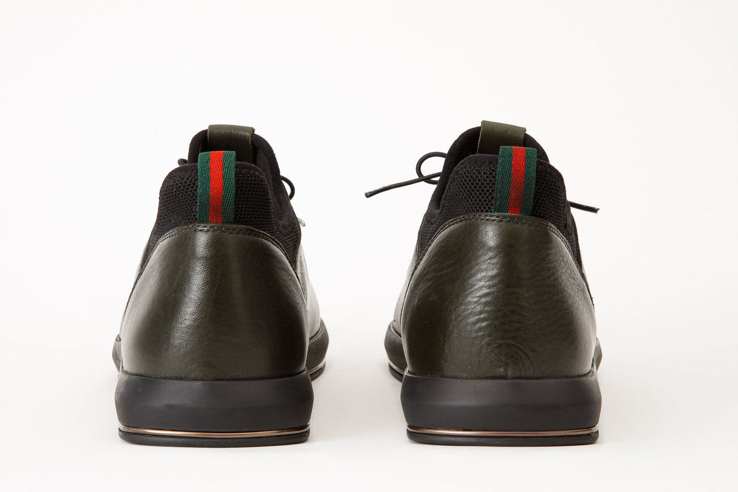 The Hoxton Green Leather Men Sneaker Final Sale!