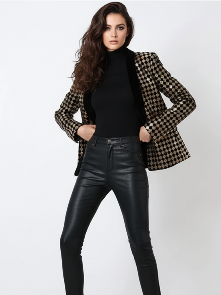 Diamond Inlay Blazer, Wall Street | Women - BYMANYC ® New York - My Men's Shop