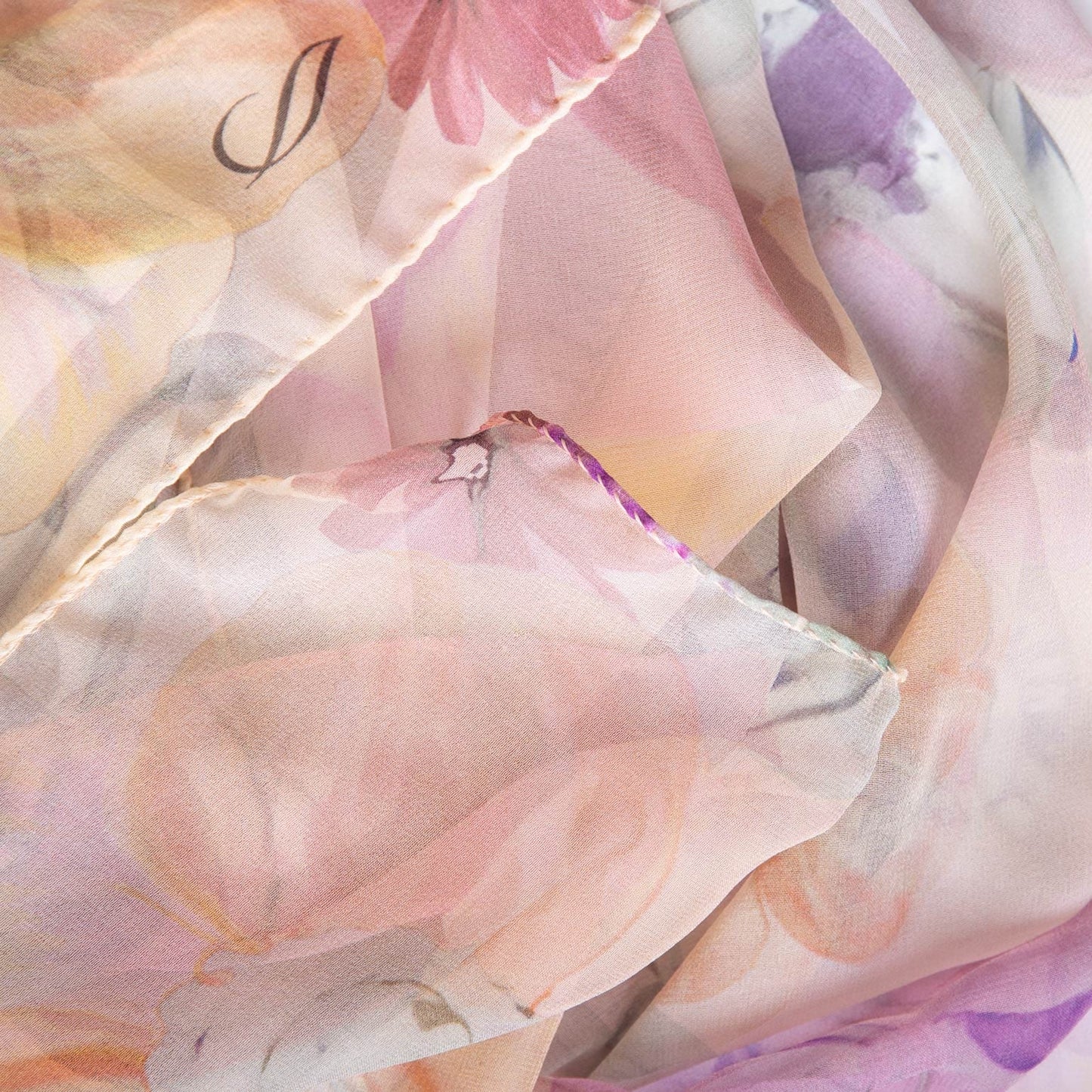 Campo de' Fiori - Long Silk Scarf - Mauve