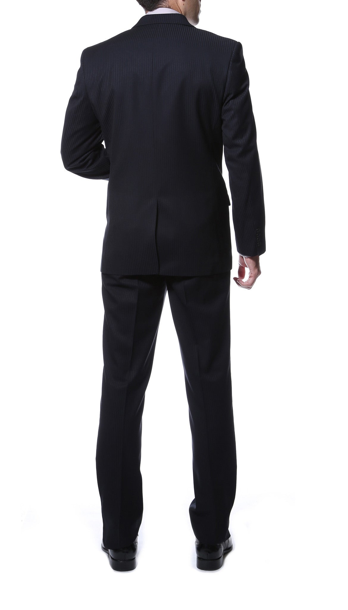 Ernesto Black Pinstripe Slim Fit 2pc Suit
