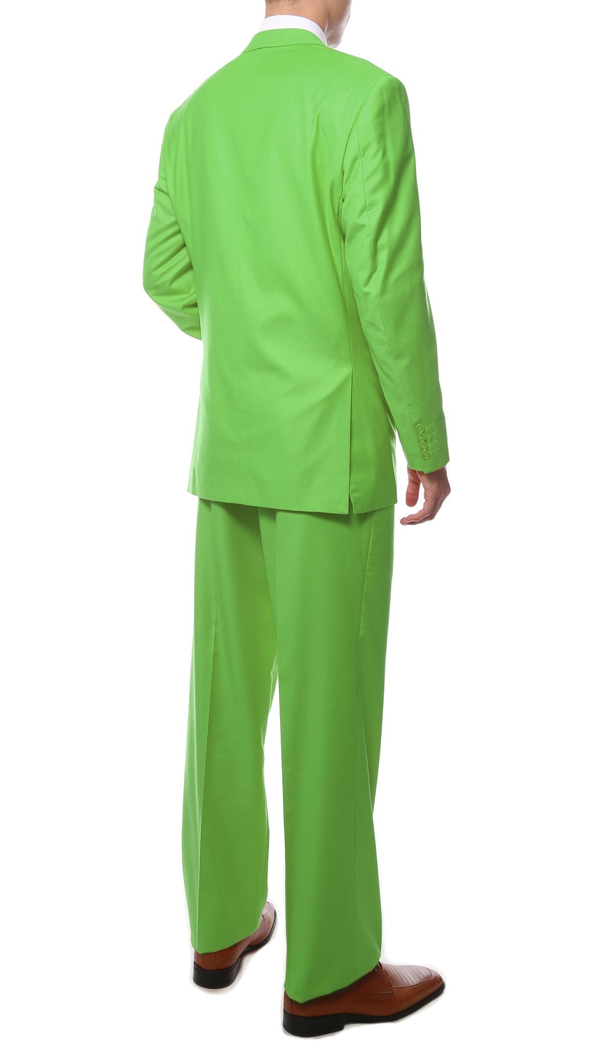Premium FE28001 Apple Green Regular Fit Suit
