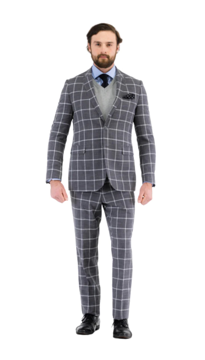 HARVY SLIM SUIT - My Men's Shop