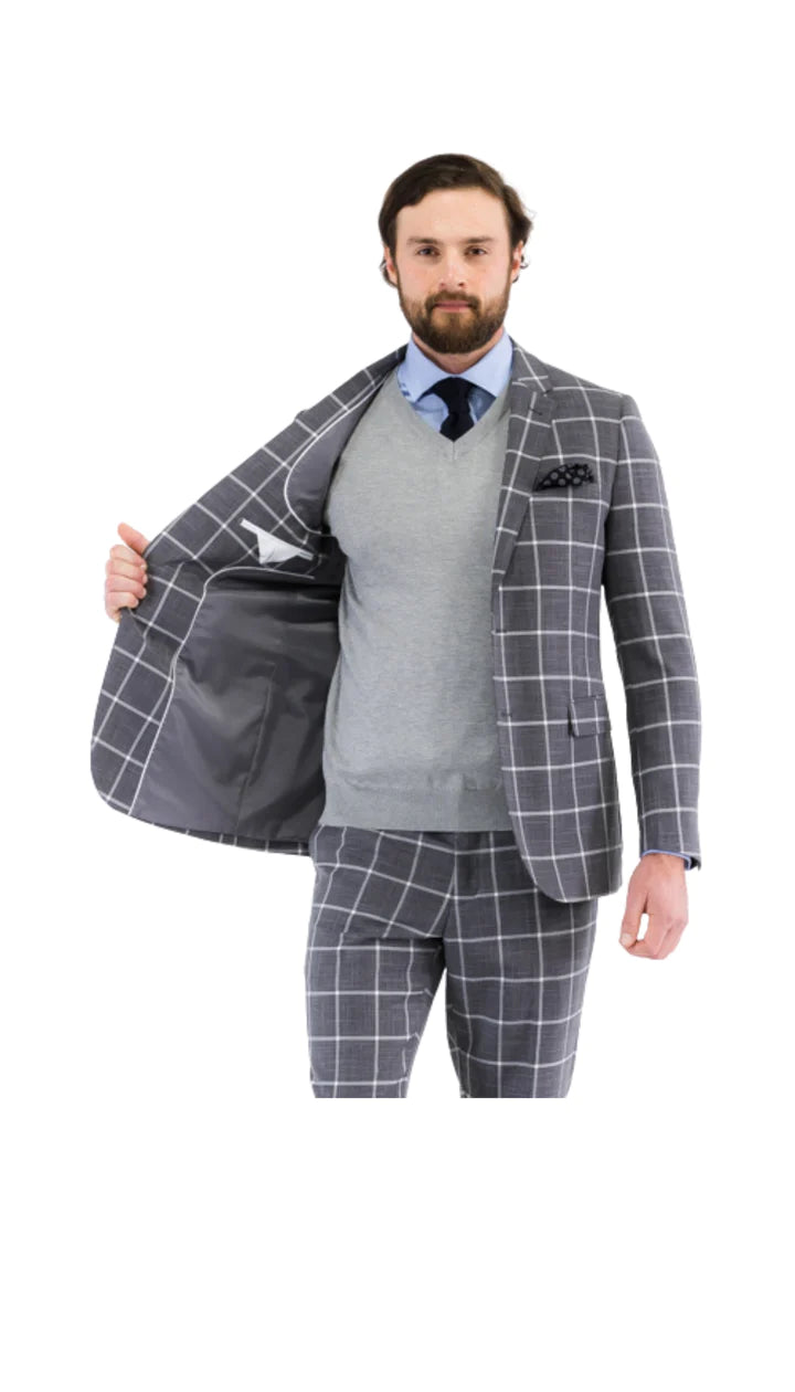 HARVY SLIM SUIT - My Men's Shop