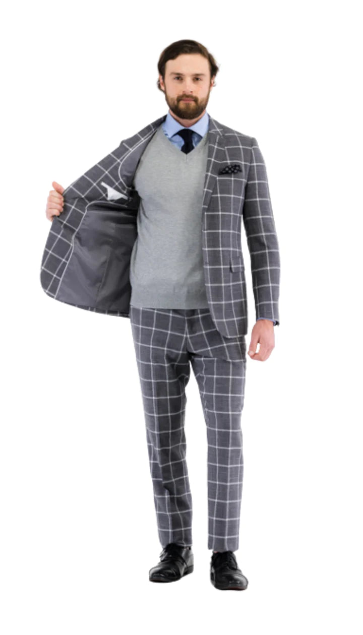 HARVY SLIM SUIT - My Men's Shop