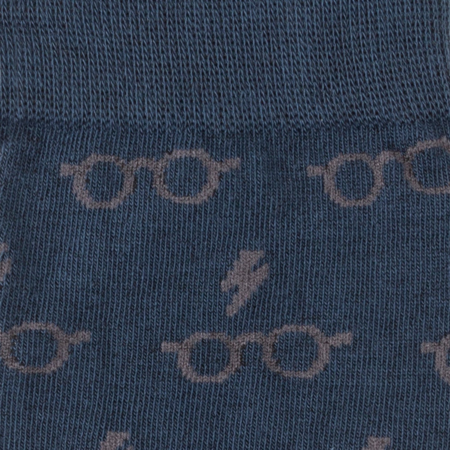 Calcetines Azul Marino para Hombre con Gafas de Harry Potter