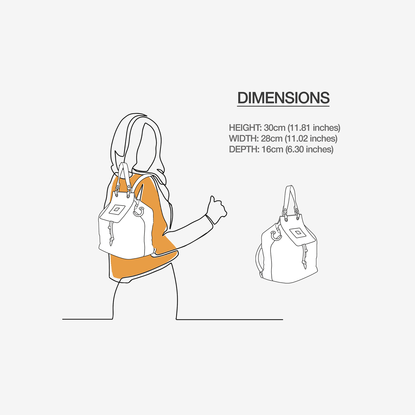 Bolso Vegano GREENWICH EDGE – BYMANYC ® New York Hecho en Italia