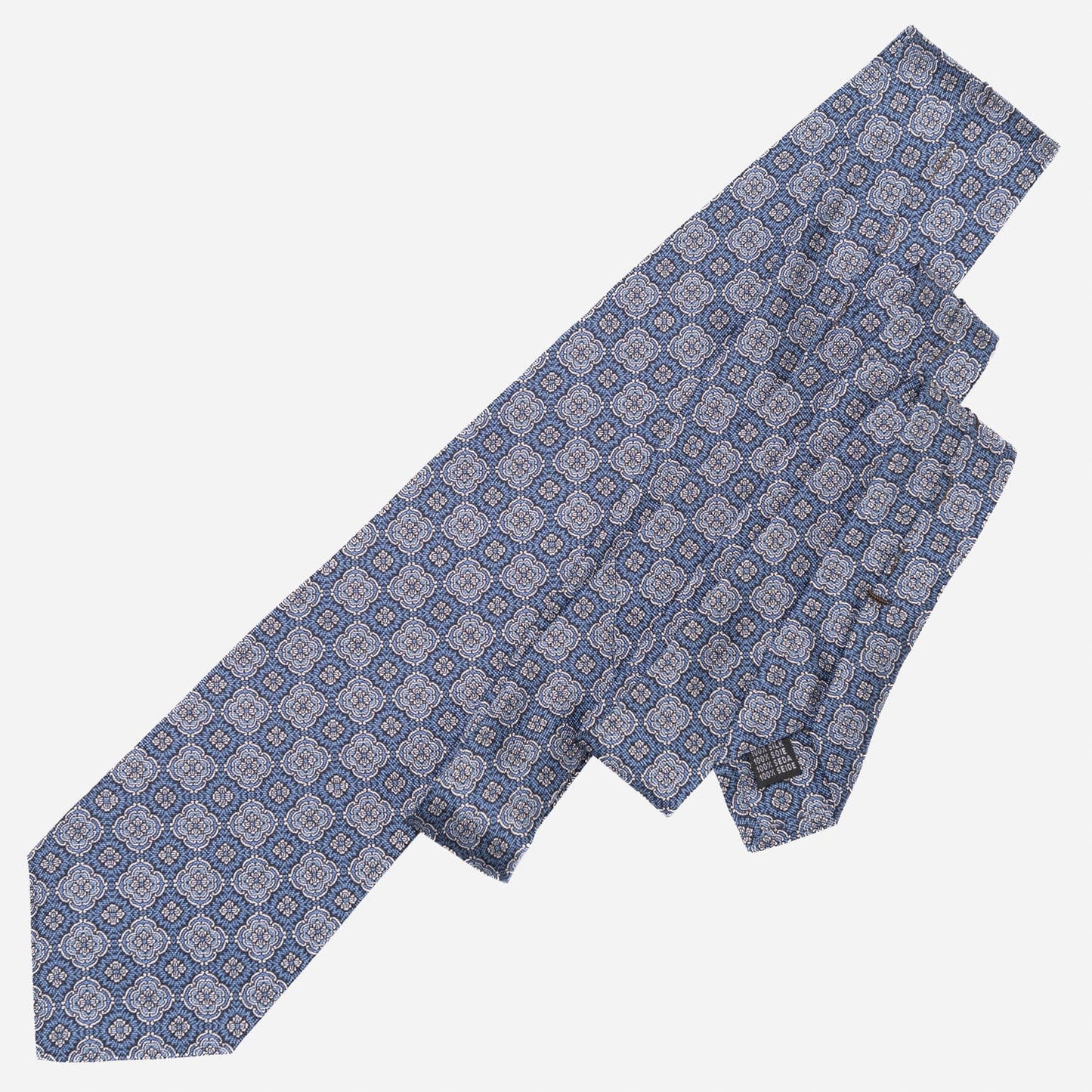 Veneto - Printed Silk Tie - Blue - My Men's Shop