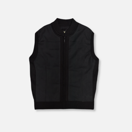 Deputy Full Zip Knitted Vest - My Men's Shop