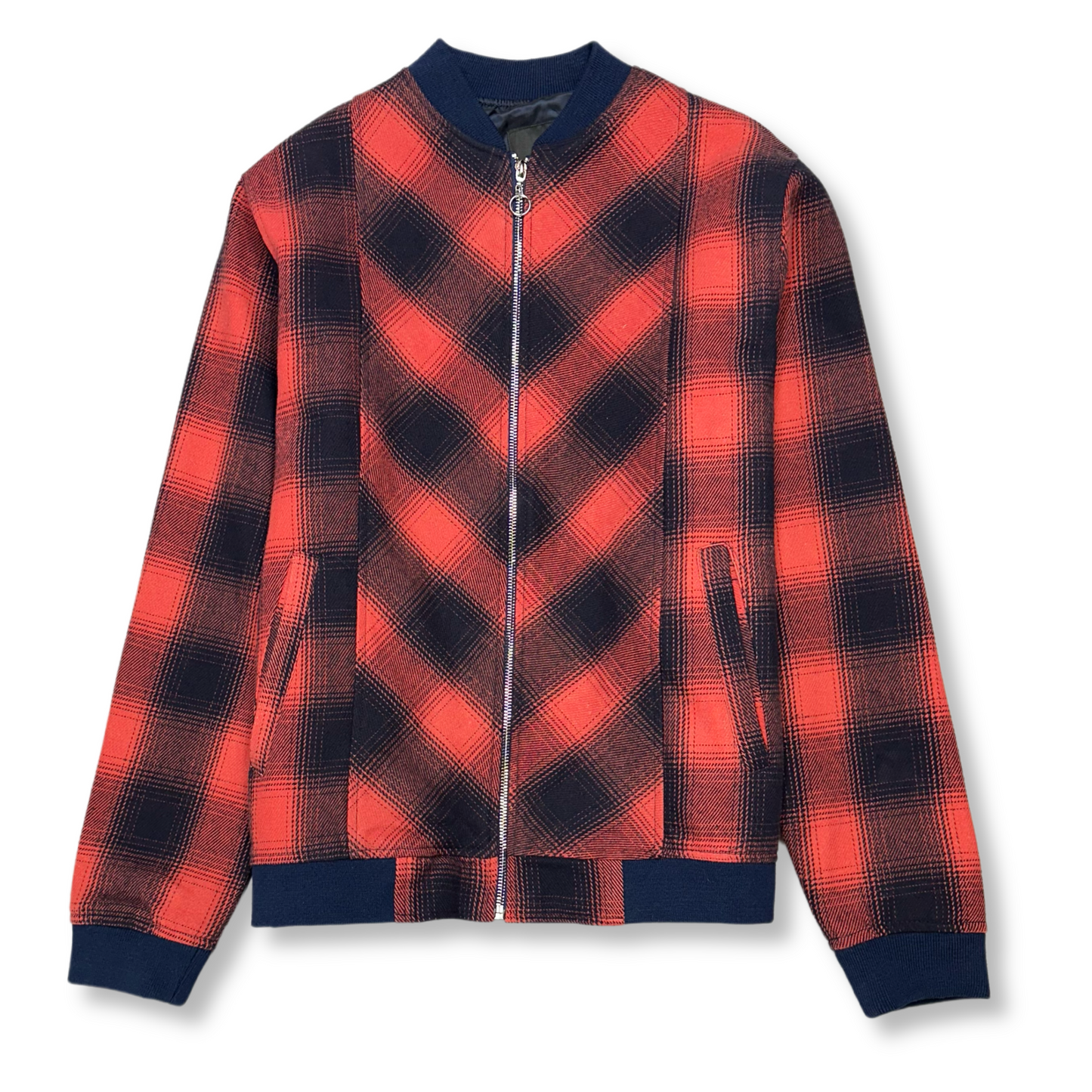 Vannes Plaid Baseball Jacket - My Men's Shop