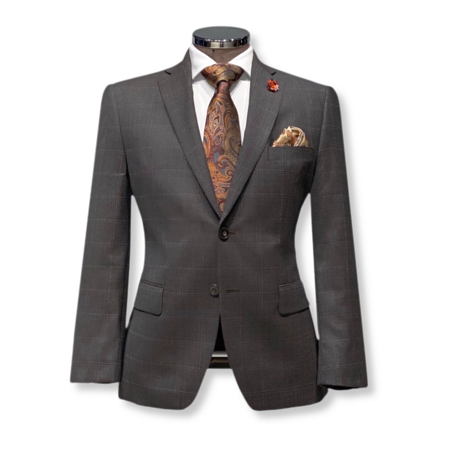 Kels Windowpane Suit - My Men's Shop