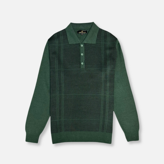 Deter Knitted Polo Sweater - My Men's Shop