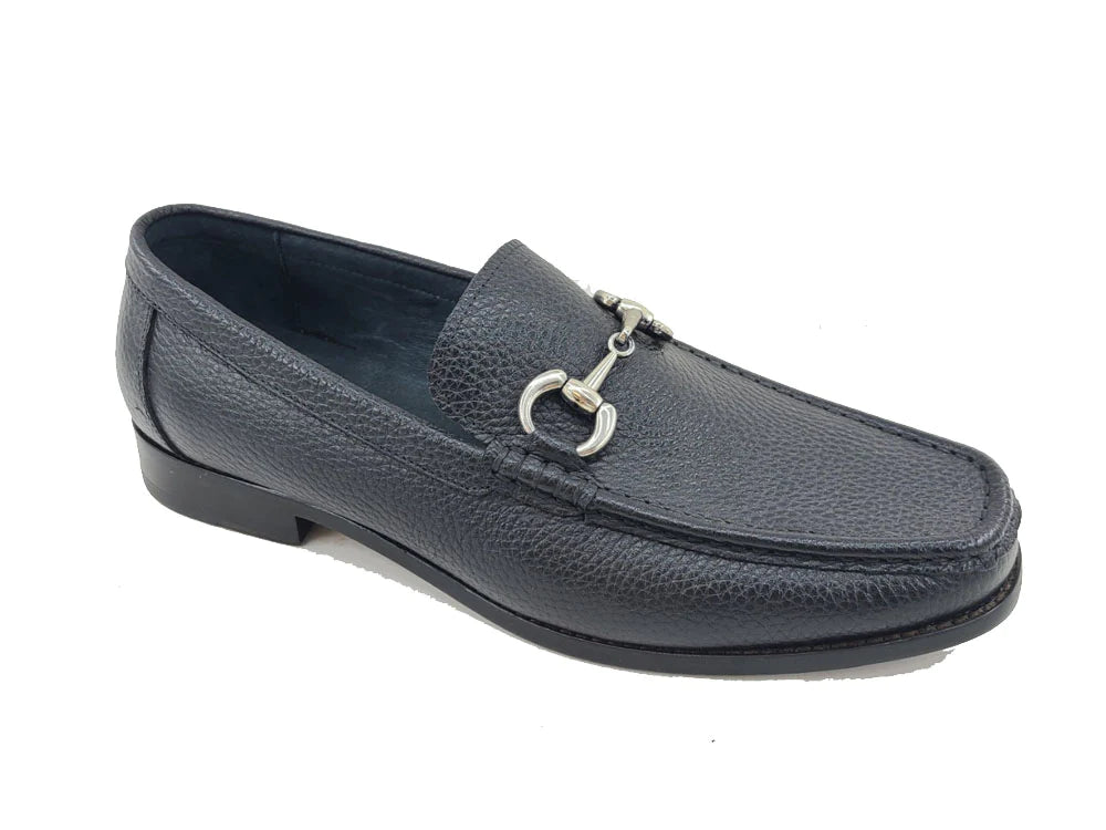 Victor Timeless Buckle Loafer in Leather Sole - My Men's Shop