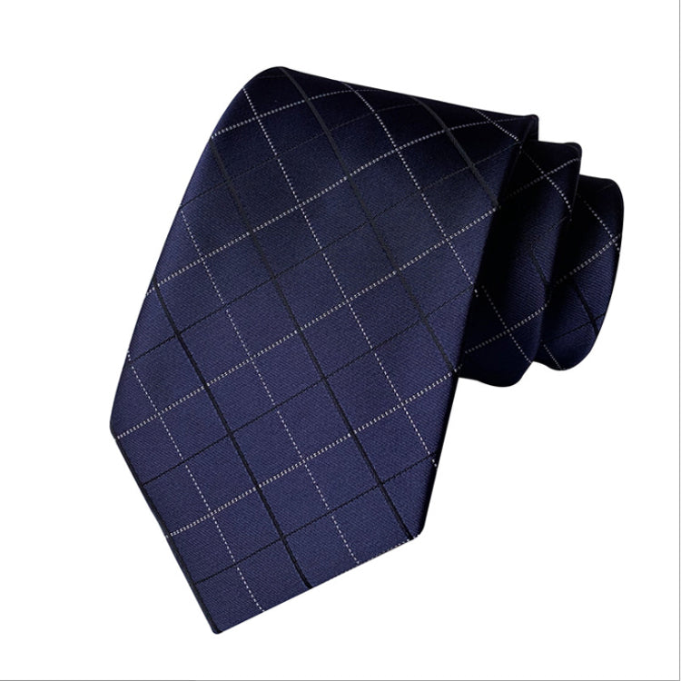 KPT2045 Blue Diamond Pattern Polywoven Tie