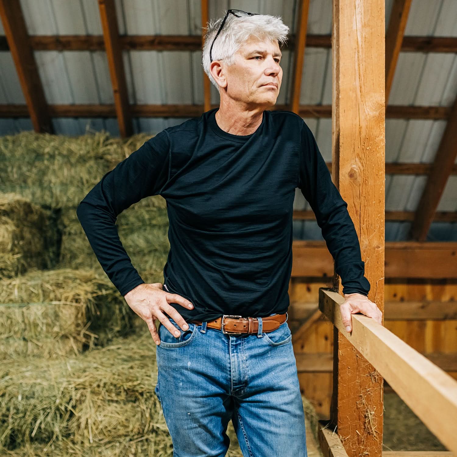 Lightweight - Ticonderoga Men's Crew 100% Merino Wool - My Men's Shop