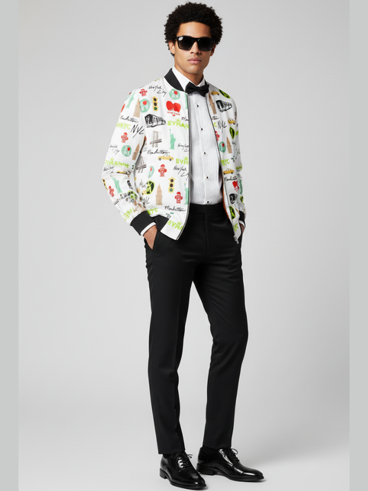 Limited Edition Jacket Manhattan Mosaic Sunset – BYMANYC ® New York - My Men's Shop