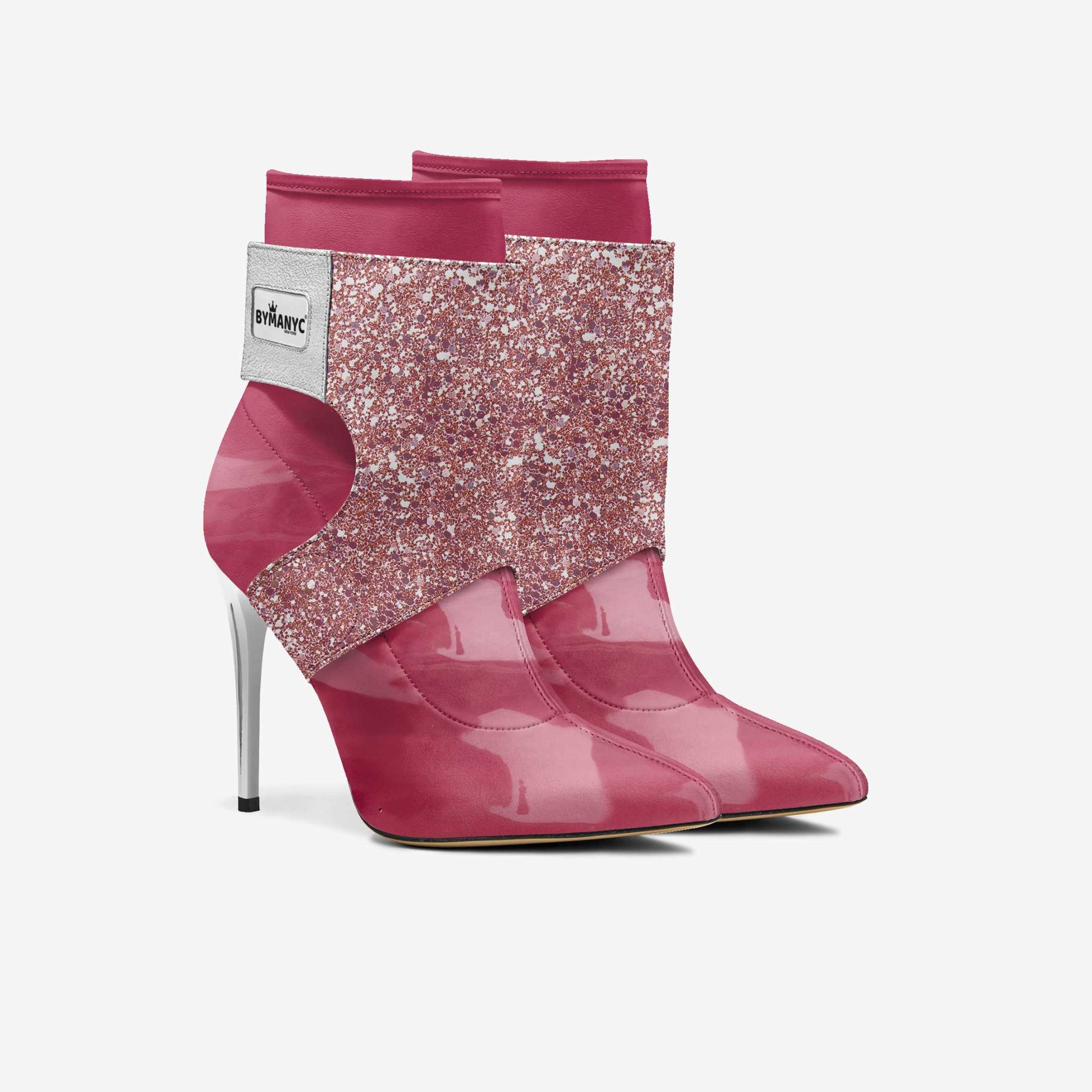 Limited Edition Vegan Stiletto Boots BYMANYC ® New York Futurista Black - My Men's Shop