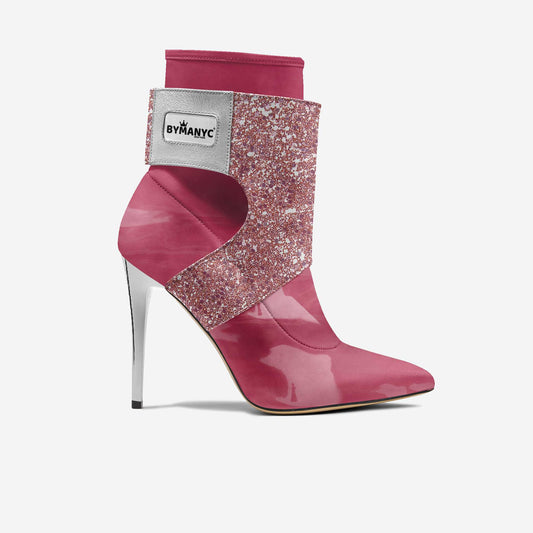 Limited Edition Vegan Stiletto Boots BYMANYC ® New York Futurista Black - My Men's Shop