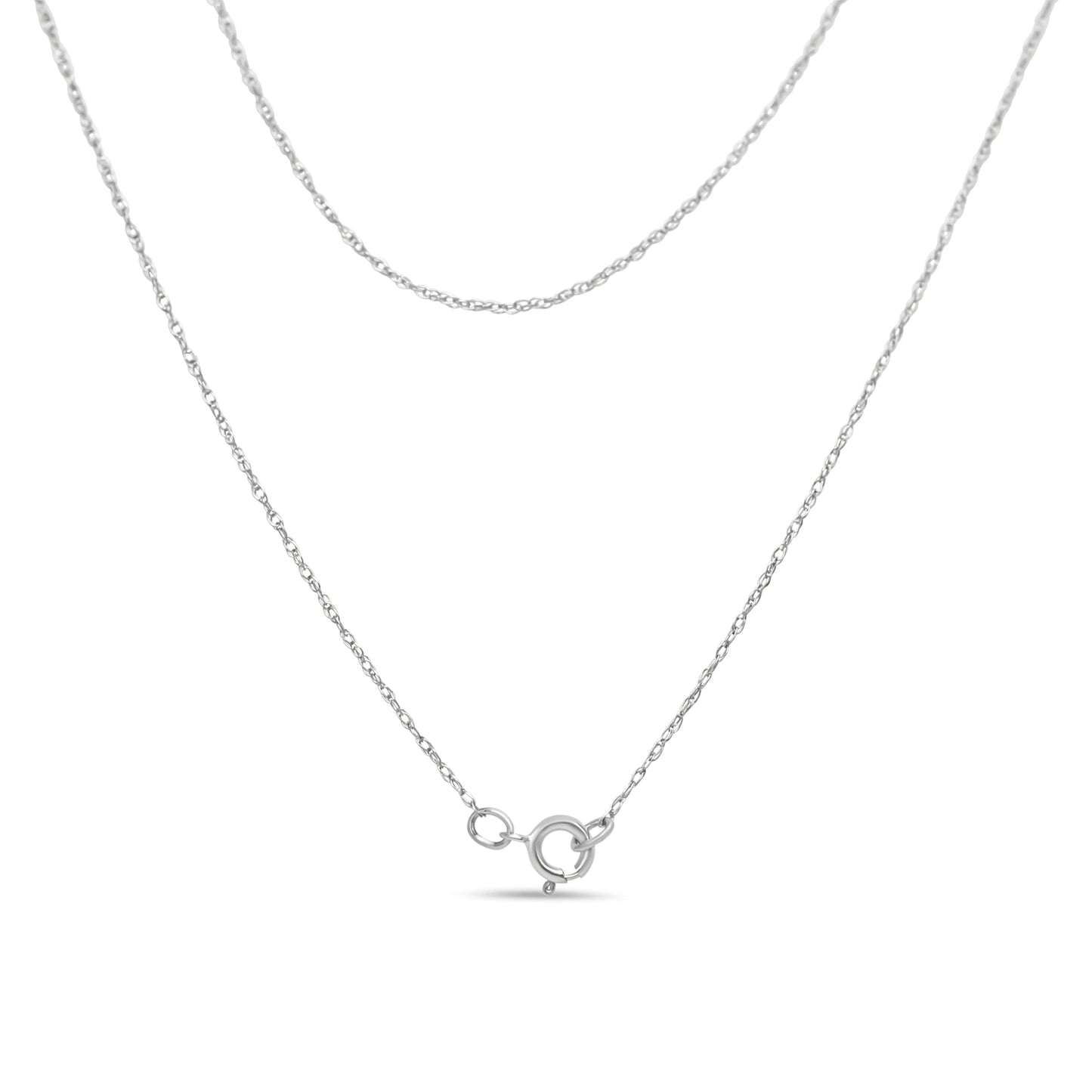 Collar con colgante de estilo Art Déco de plata de ley .925 con amatista morada y detalles de diamantes de 45.72 cm (color I-J, claridad I1-I2)