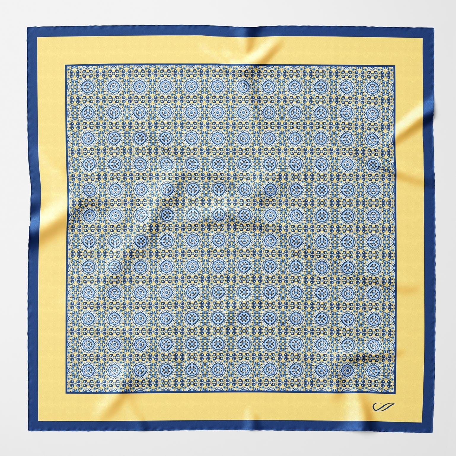 Lucca - Silk Neckerchief - Yellow - My Men's Shop