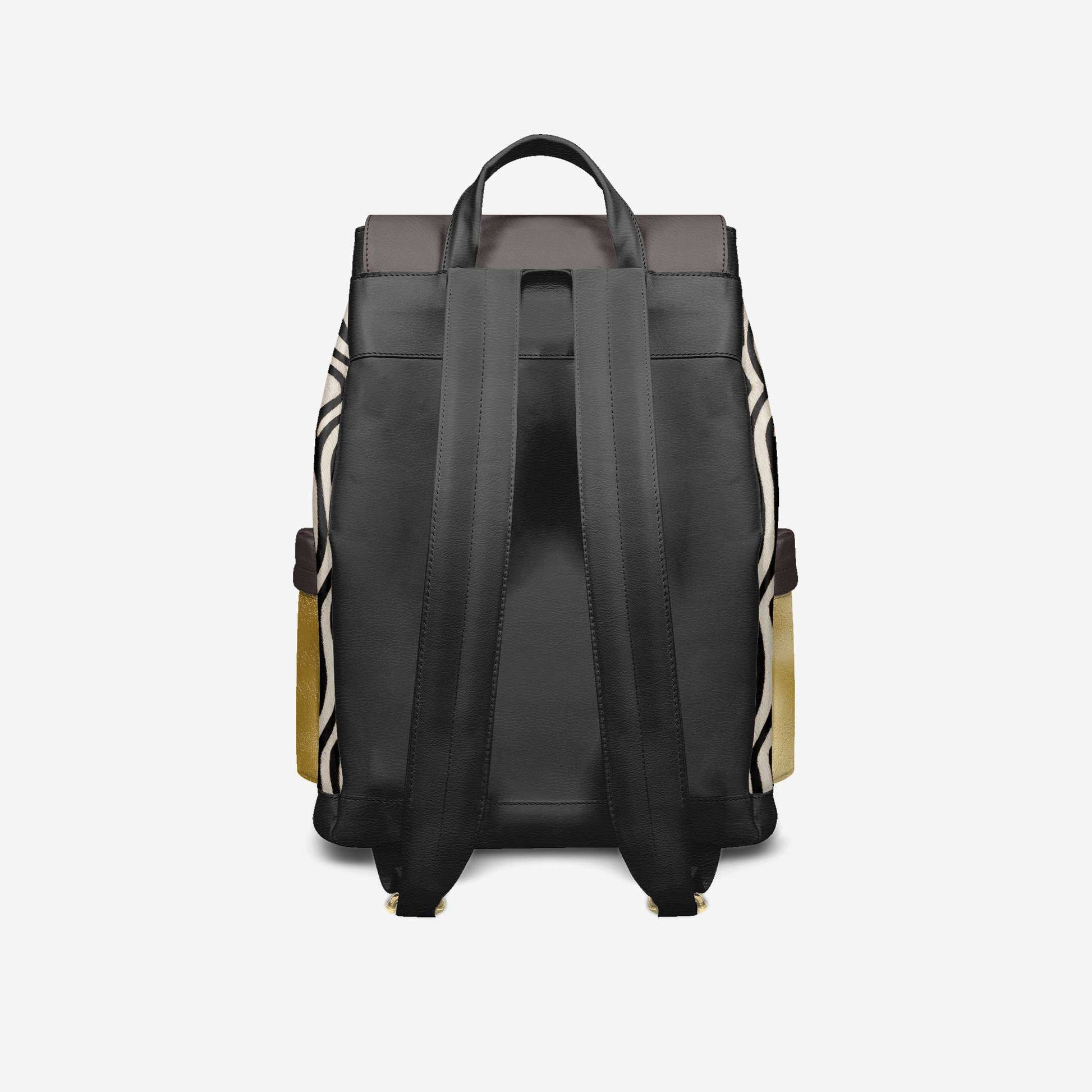 Luxury Vegan Backpack GOLD SAFARI – BYMANYC ® New York Made in Italy - My Men's Shop
