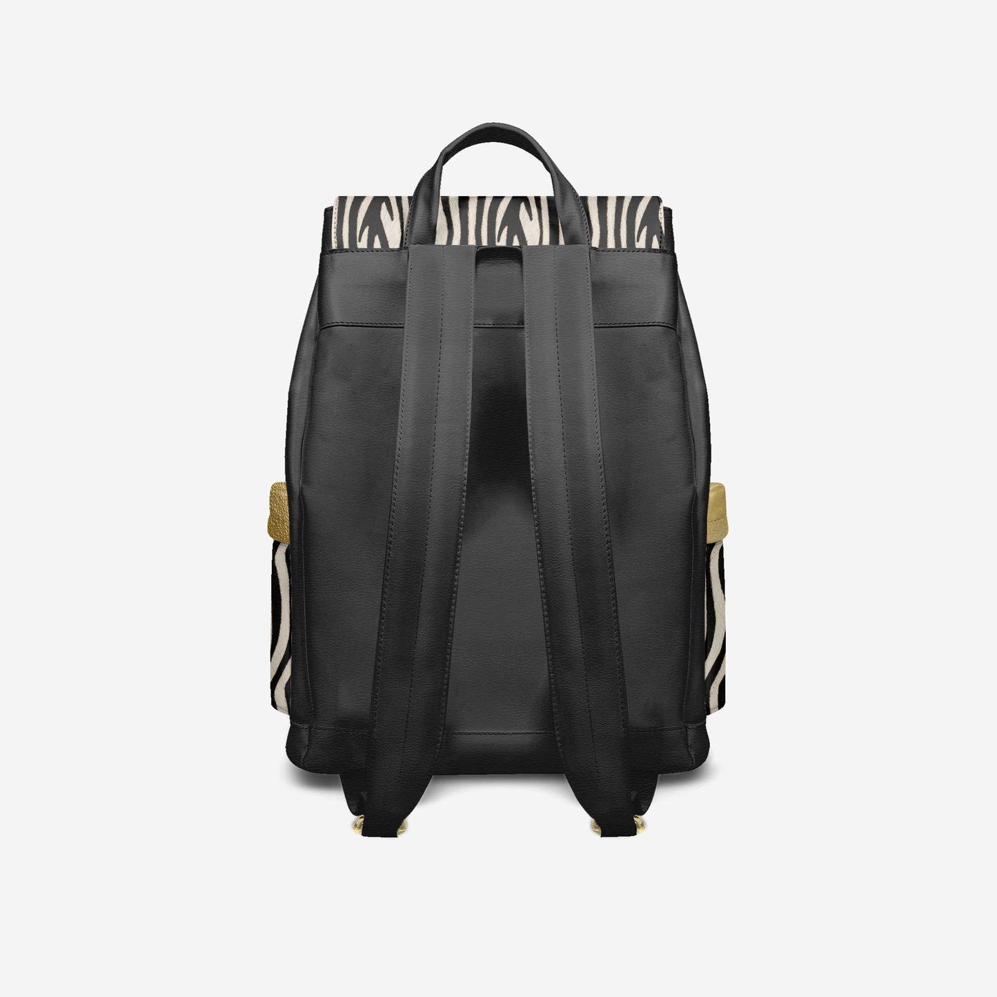 Luxury Vegan Backpack ZEBRA GOLD EDGE – BYMANYC ® New York - My Men's Shop