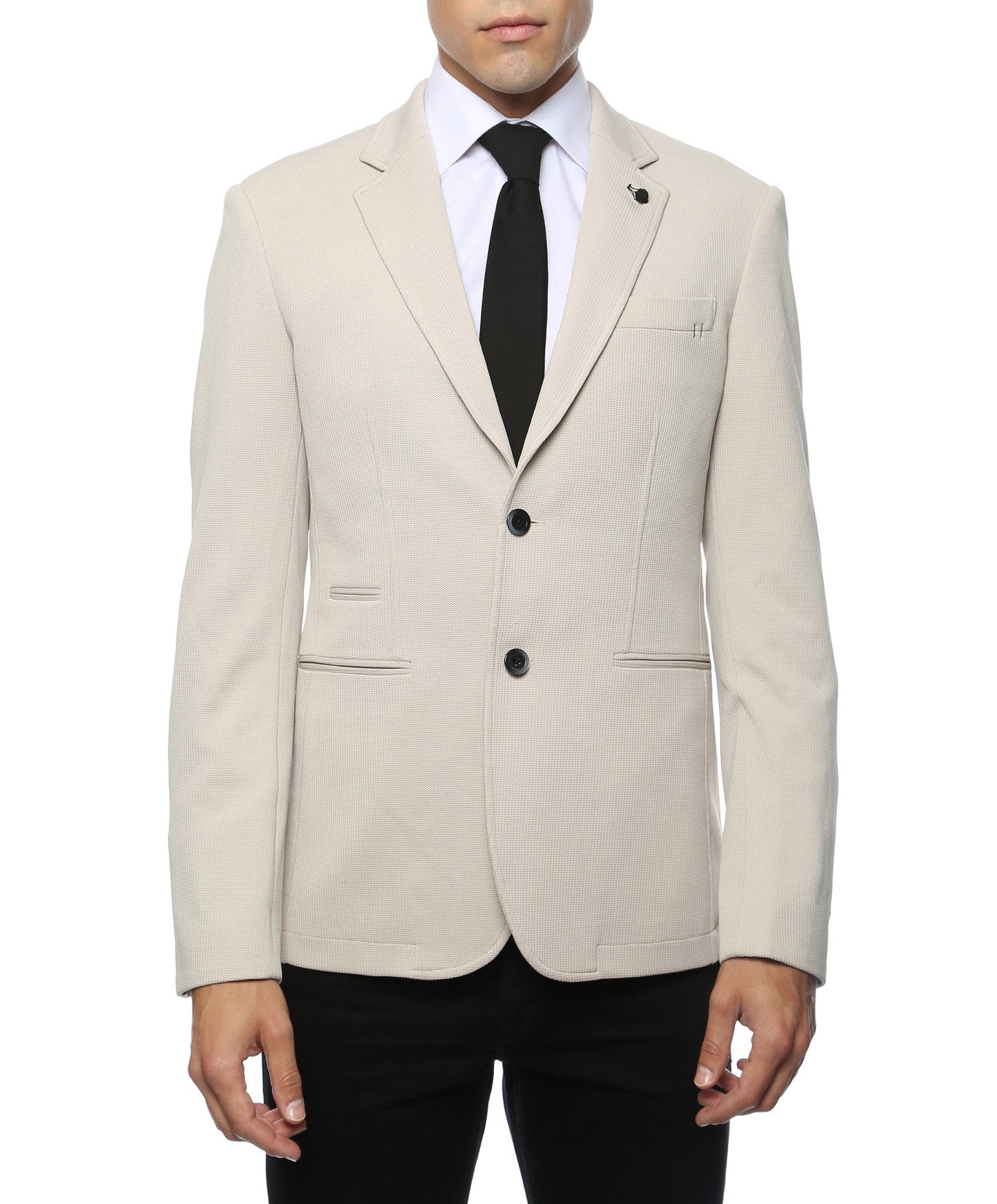 Modena Dove Knit Slim Fit Blazer
