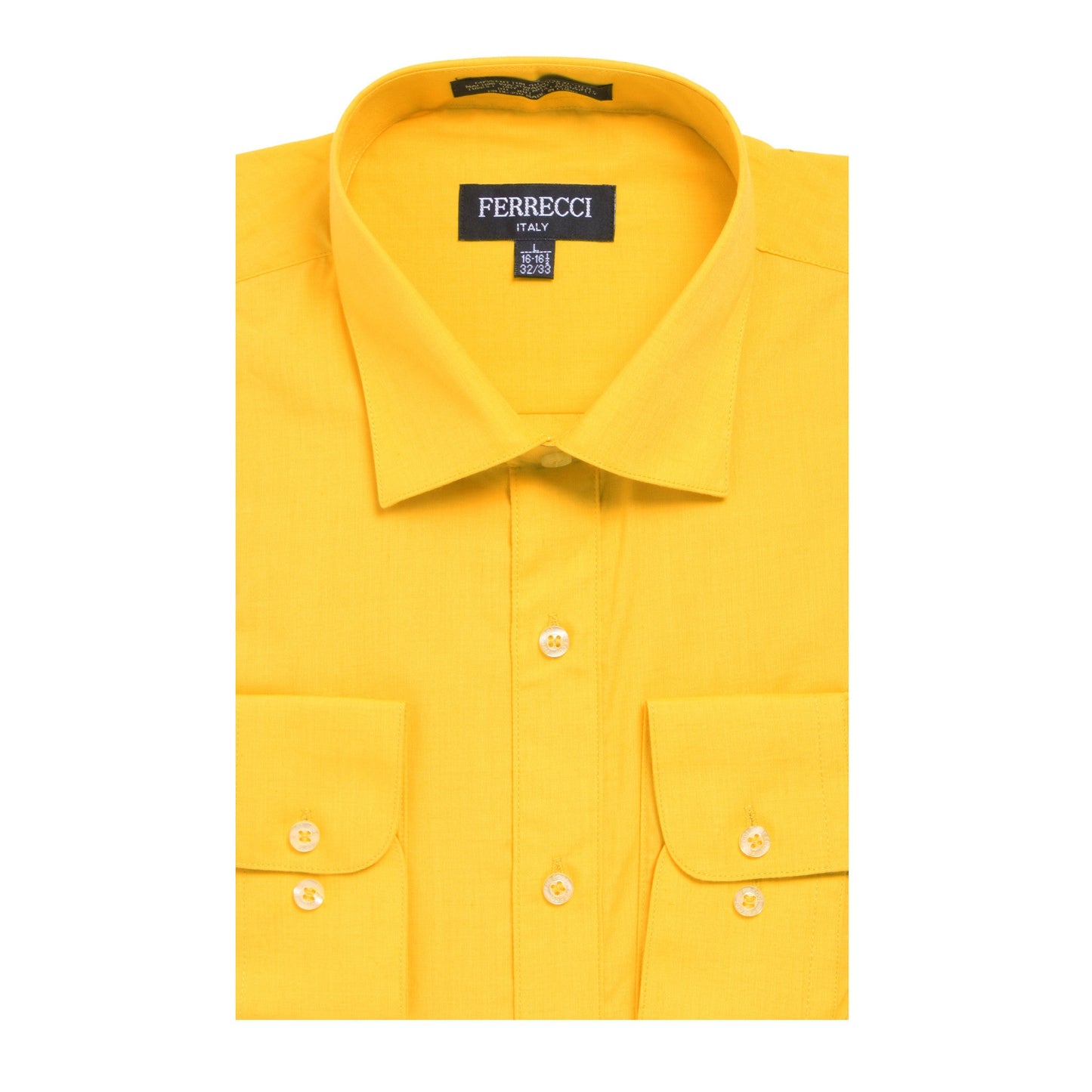 Mens Solid Bright Colored Dress Shirt - Many Colors